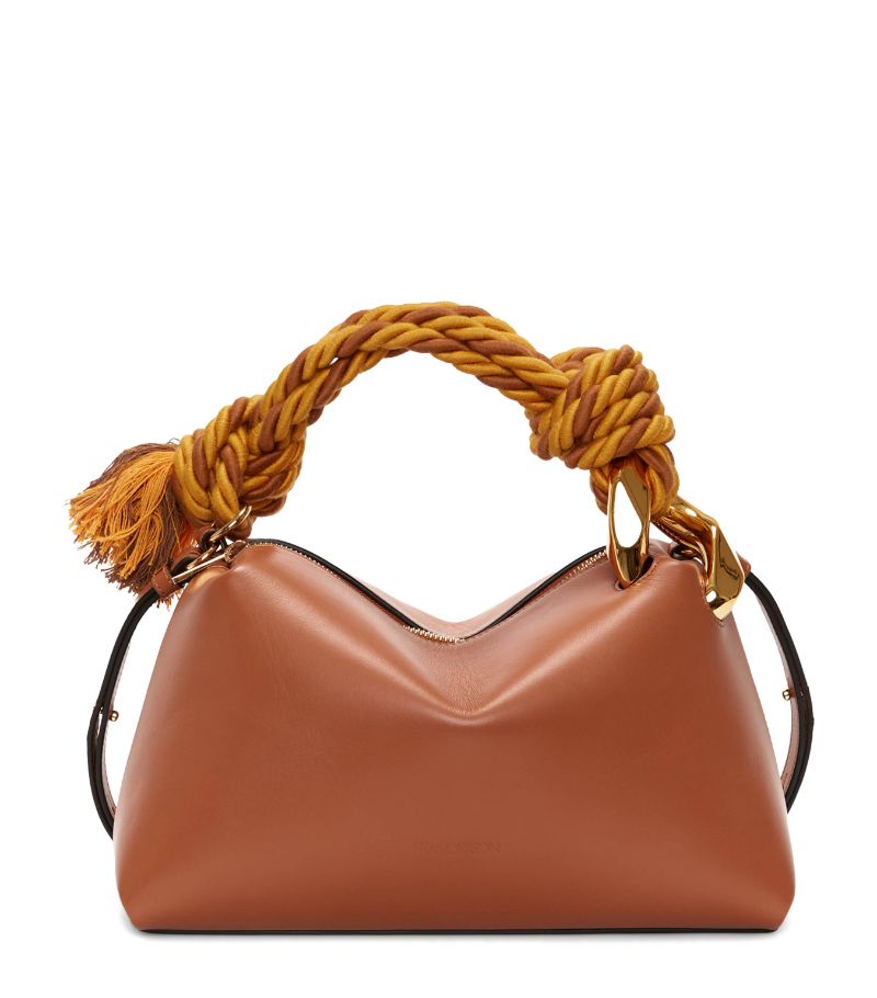 Jw Anderson Jw Anderson Leather Braided Corner Top-Handle Bag