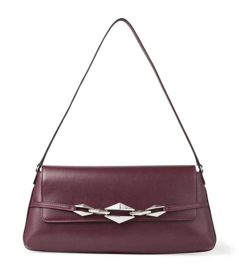 Jimmy Choo Jimmy Choo Leather Diamond Shoulder Bag