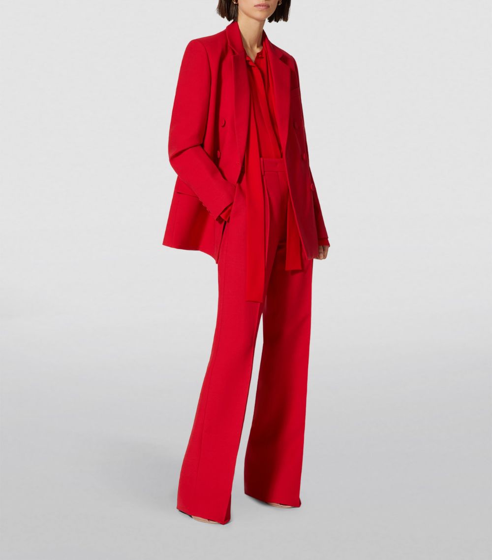 VALENTINO GARAVANI Valentino Garavani Virgin Wool-Silk Tailored Trousers