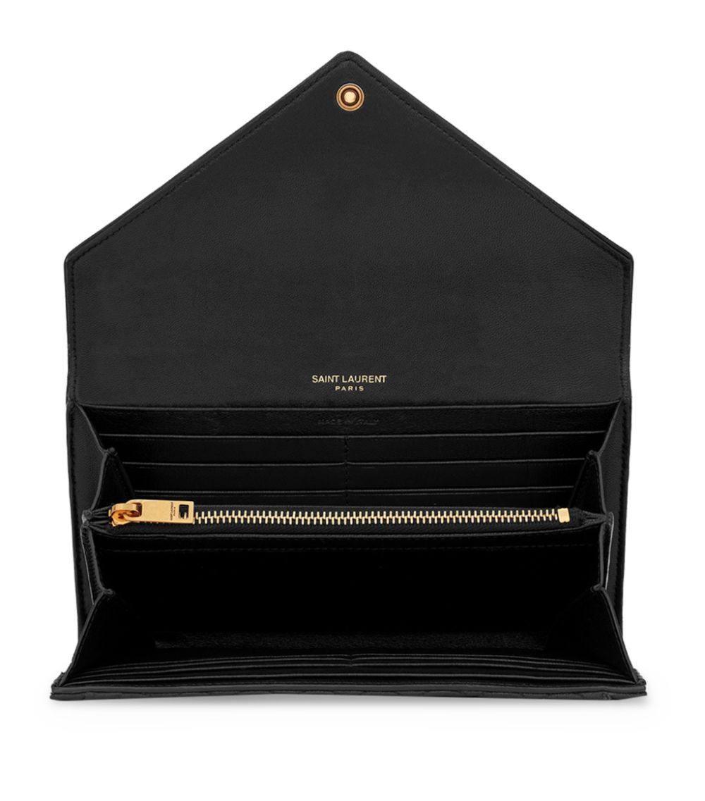 Saint Laurent Saint Laurent Quilted Envelope Wallet