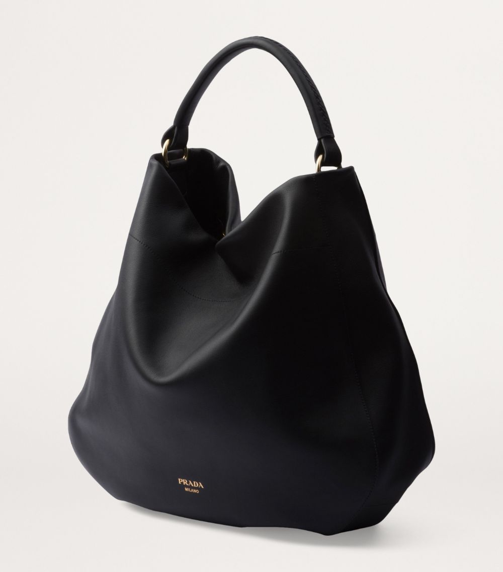 Prada Prada Large Leather Shoulder Bag