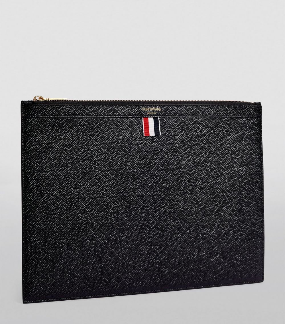 Thom Browne Thom Browne Medium Leather Pouch