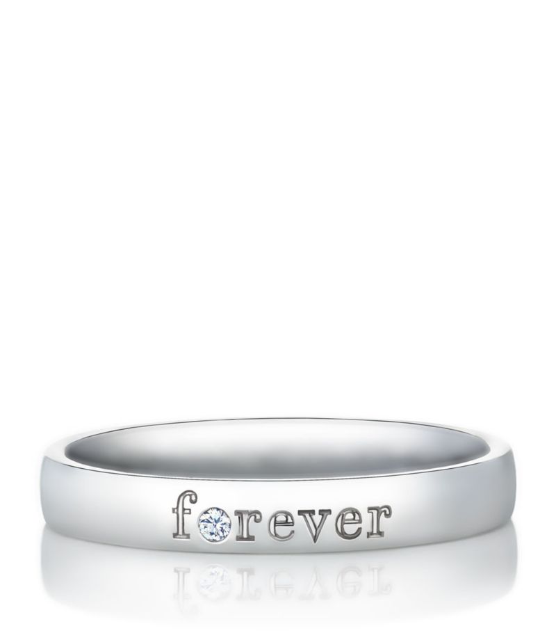 De Beers Jewellers De Beers Jewellers Platinum And Diamond De Beers Forever Band