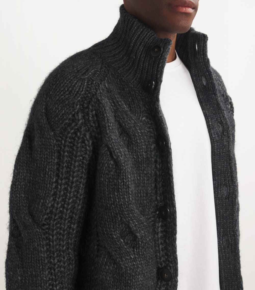 Canali Canali Cable-Knit Cardigan