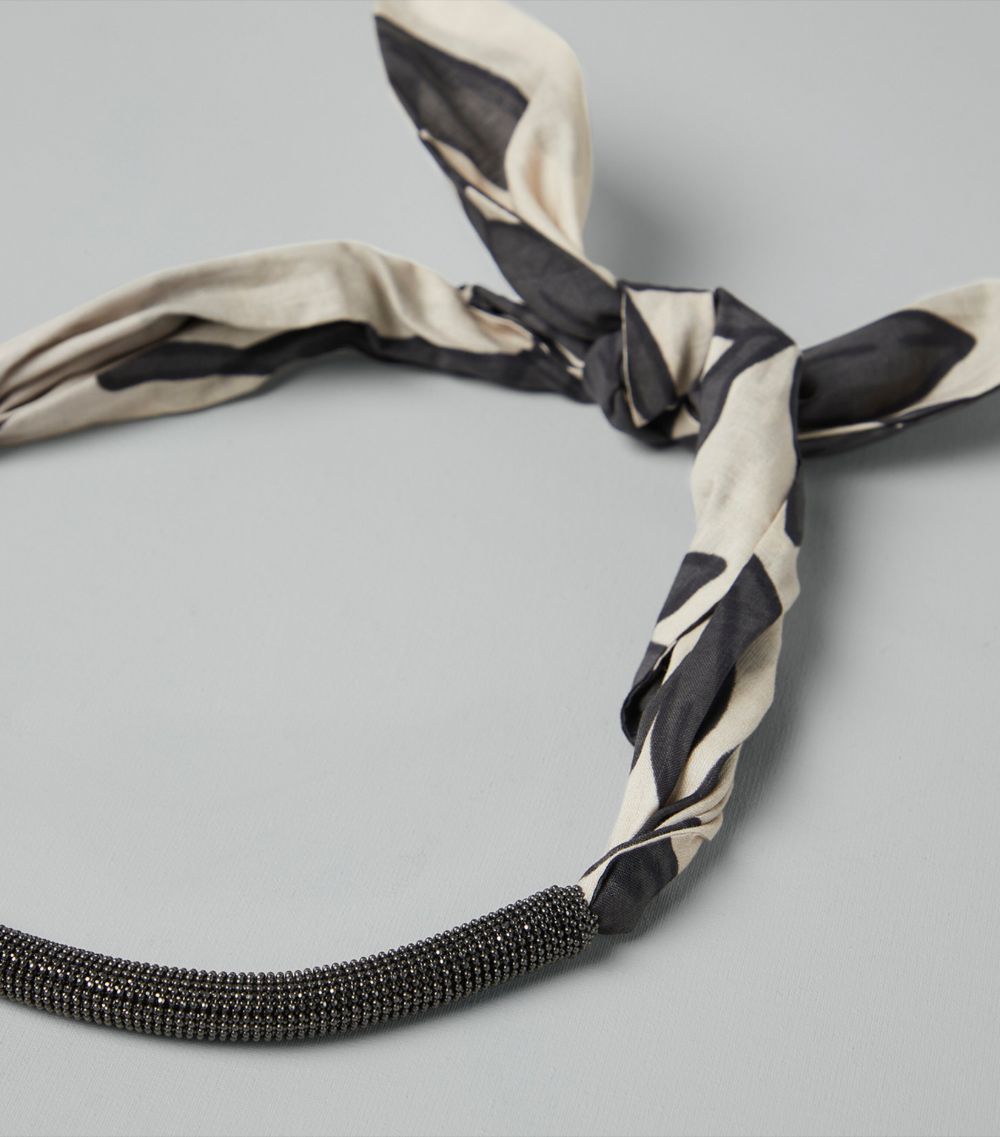 Brunello Cucinelli Brunello Cucinelli Monili Scarf Choker Necklace