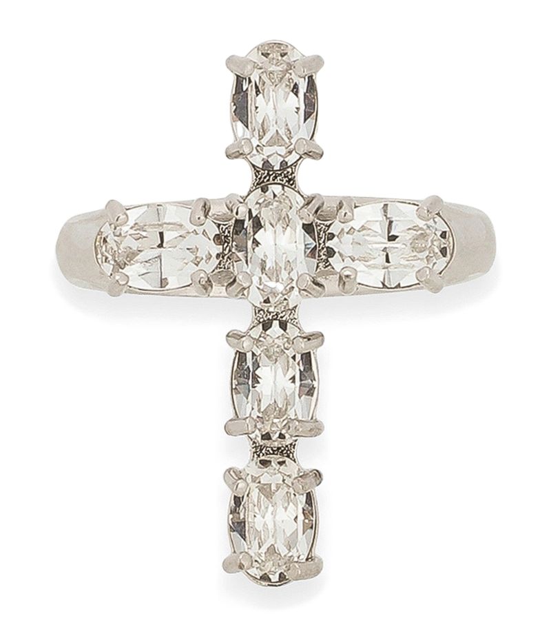 Dolce & Gabbana Dolce & Gabbana Embellished Cross Ring