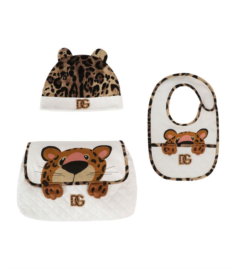 Dolce & Gabbana Dolce & Gabbana Kids 3-Piece Leopard Gift Set (3-6 Months)