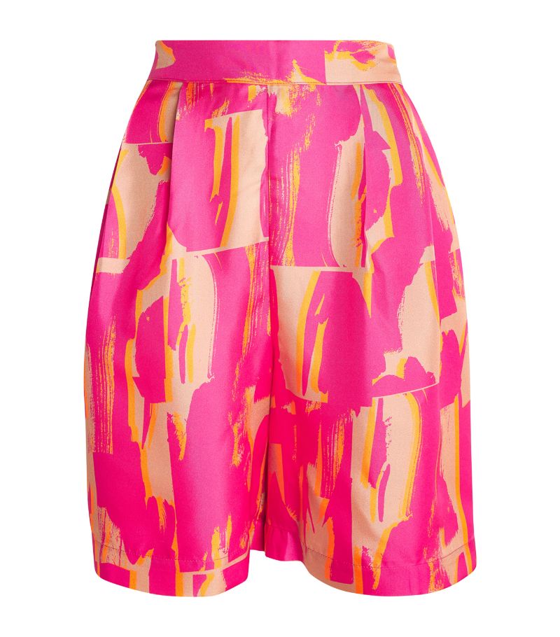 Asceno Asceno Silk Carros Pyjama Shorts