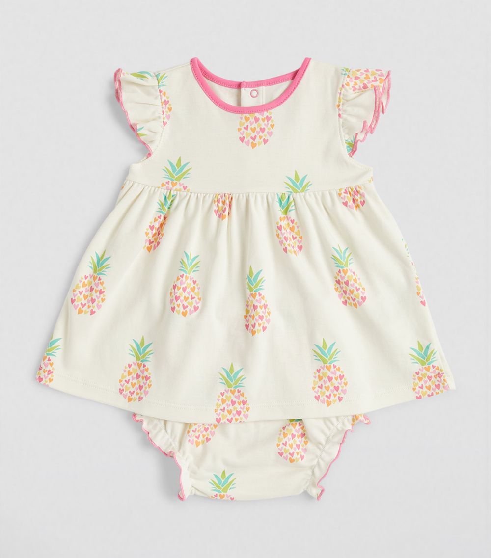 Kissy Kissy Kissy Kissy Pineapple Print Dress And Bloomers Set (0-18 Months)