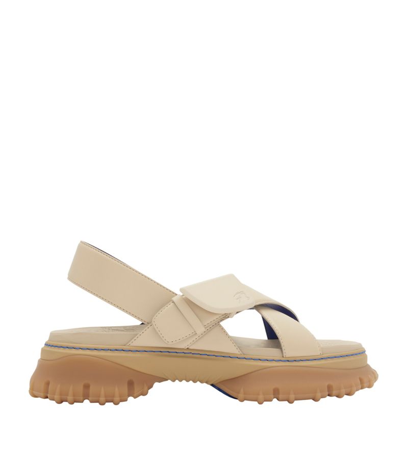 Burberry Burberry Leather Pebble Sandals