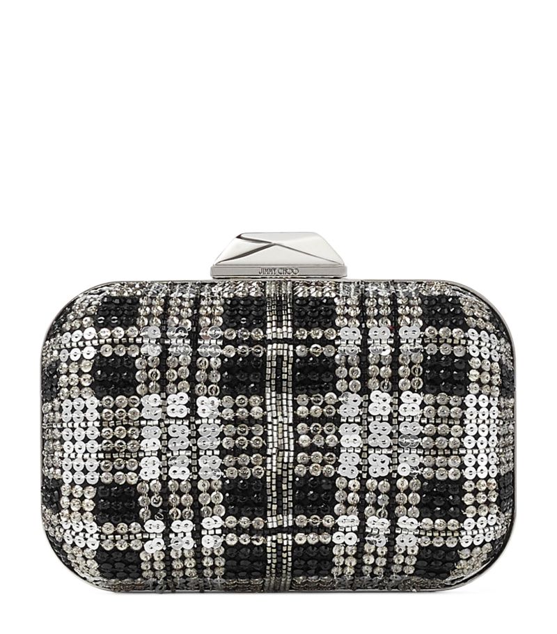 Jimmy Choo Jimmy Choo Micro Cloud Beaded Clutch Bag