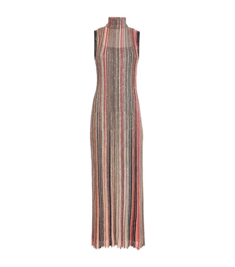 Missoni Missoni Striped Sleeveless Maxi Dress