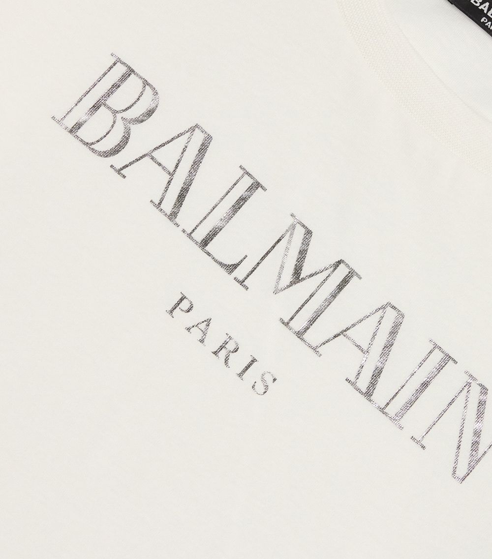 Balmain Balmain Kids Cotton Logo T-Shirt (4-14 Years)