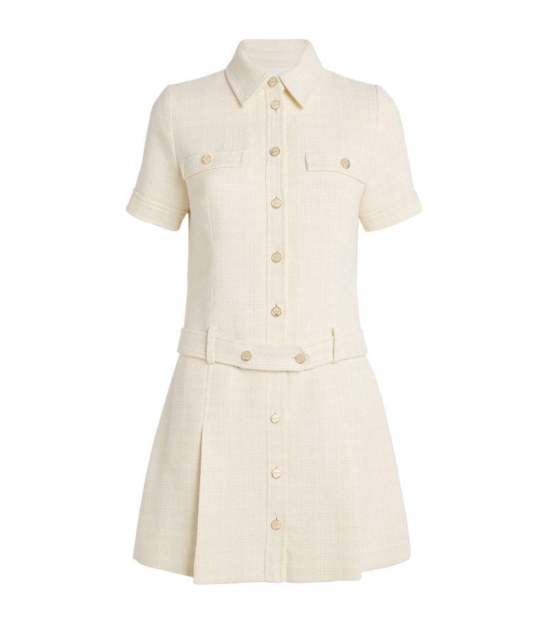  Sandro Pleated Mini Dress