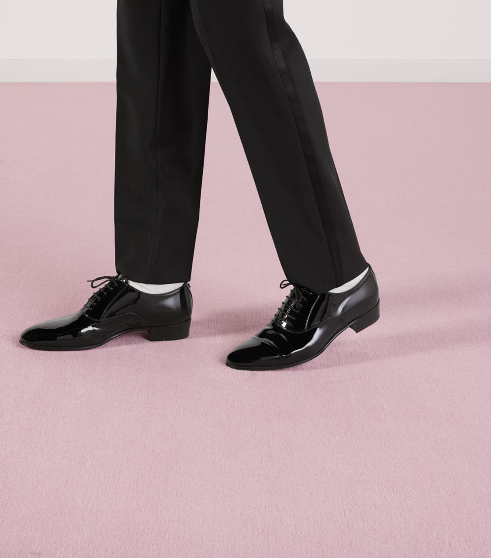 Gucci Gucci Patent Leather Oxford Shoes