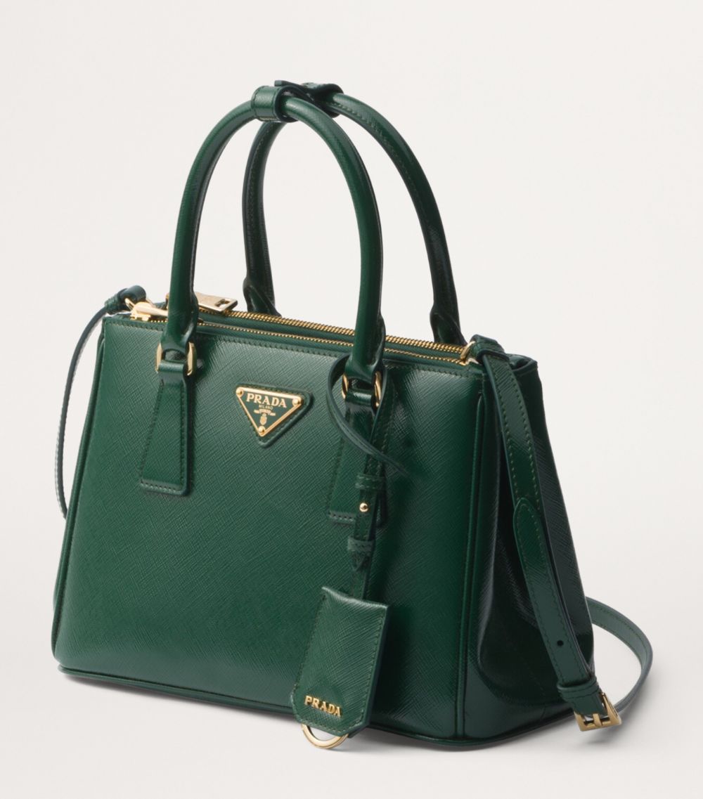 Prada Prada Small Leather Galleria Saffiano Top-Handle Bag