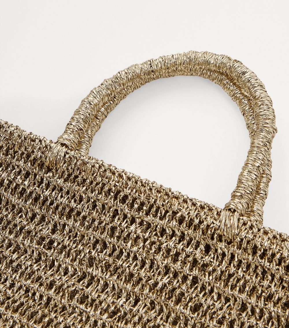  Blinq Midi Raffia Porto Tote Bag