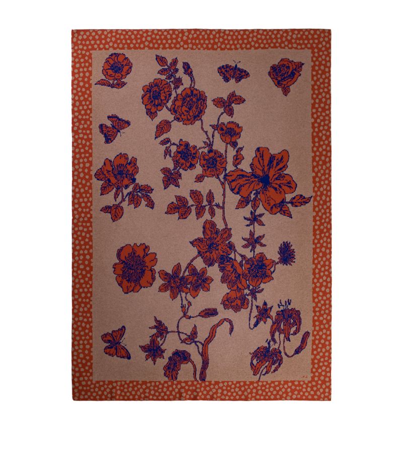 Saved Ny Saved Ny Cashmere Je Suis Ta Fleur Throw (130Cm X 180Cm)