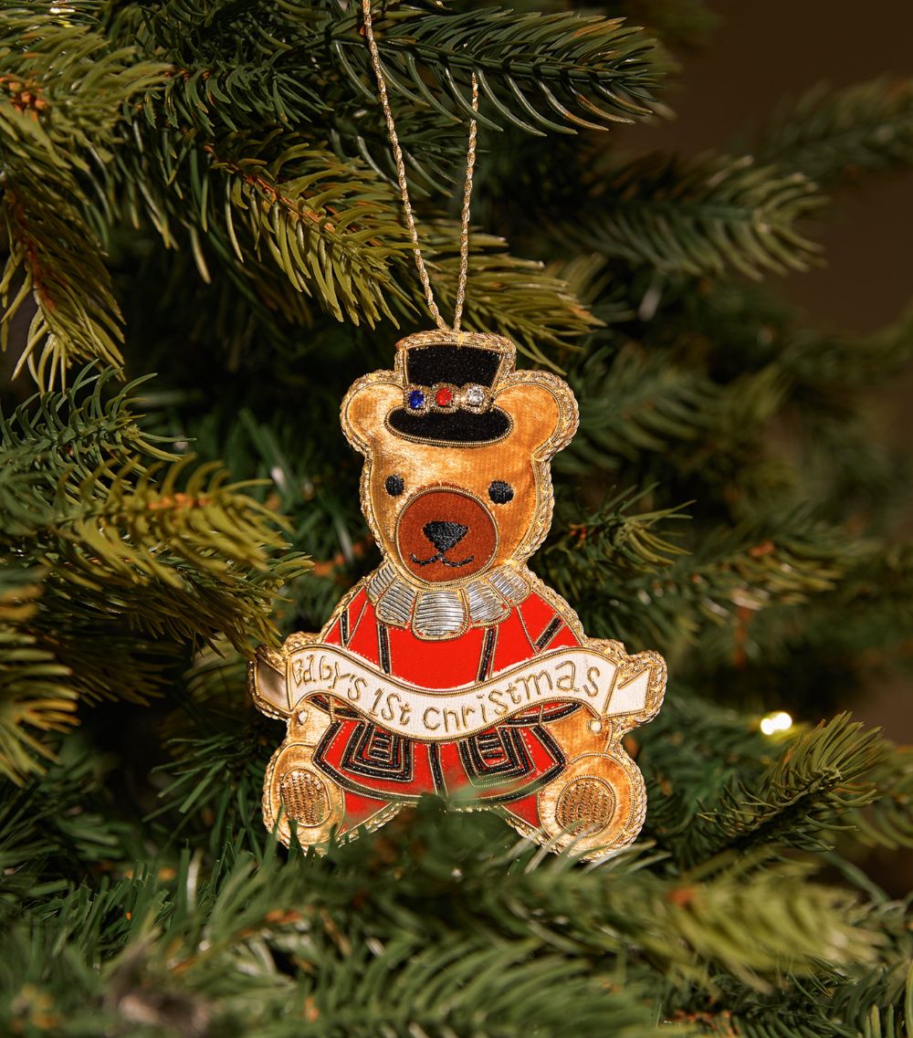 Tinker Tailor Tinker Tailor Uniformed Bear Tree Decoration