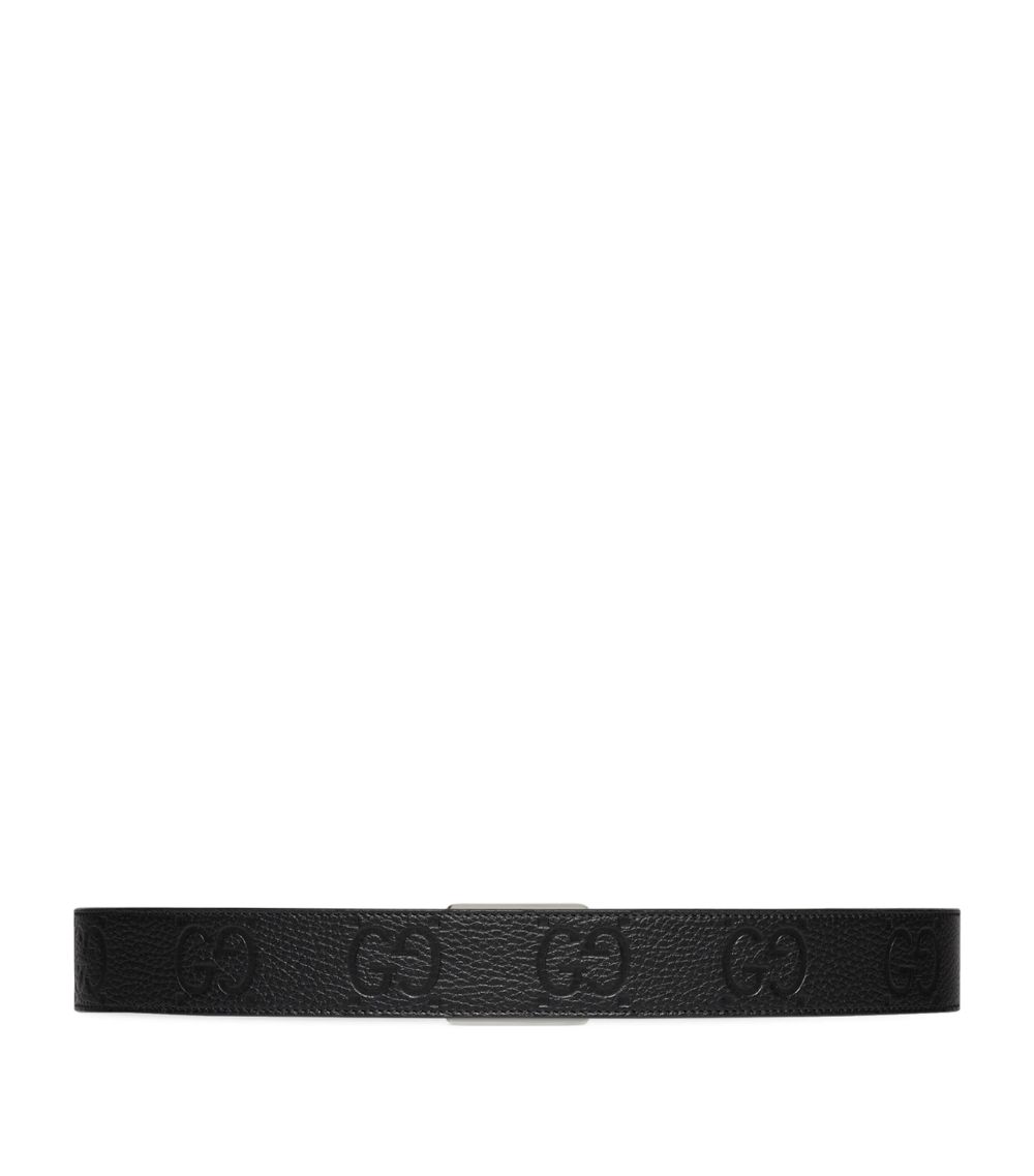 Gucci Gucci Leather Gg Belt