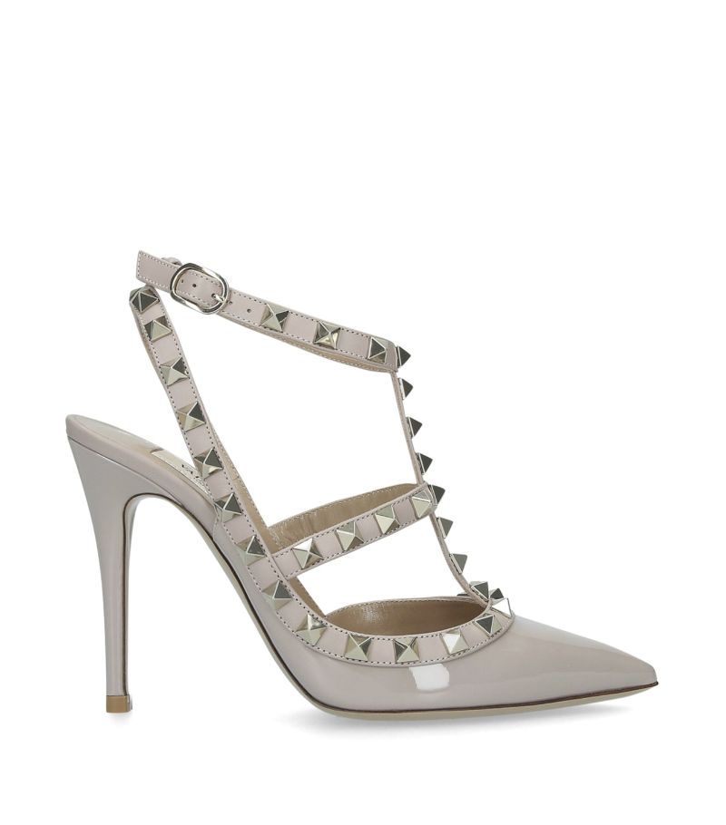 VALENTINO GARAVANI Valentino Garavani Leather Rockstud Pumps 100