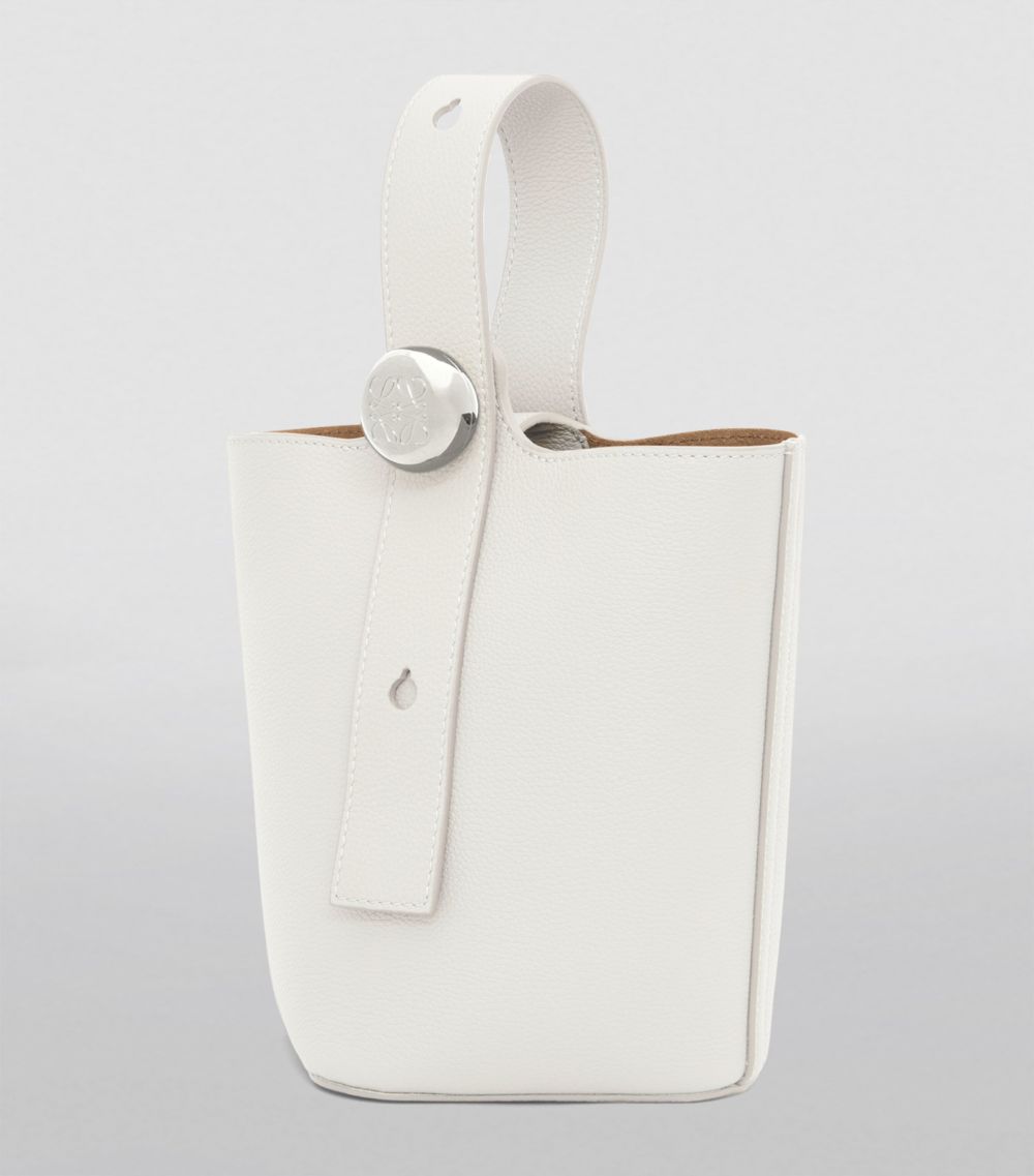 Loewe Loewe Mini Leather Pebble Bucket Bag