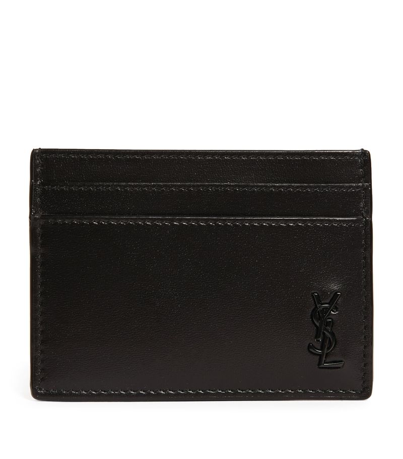 Saint Laurent Saint Laurent Leather Monogram Card Holder