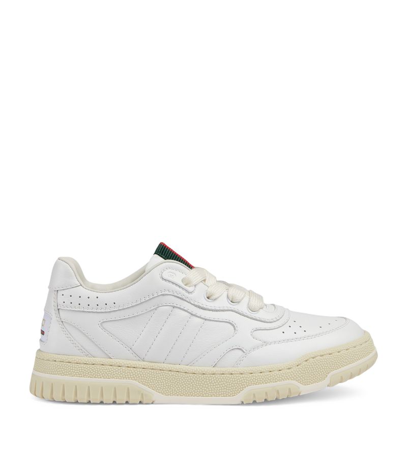 Gucci Gucci Kids Leather Re-Web Sneakers