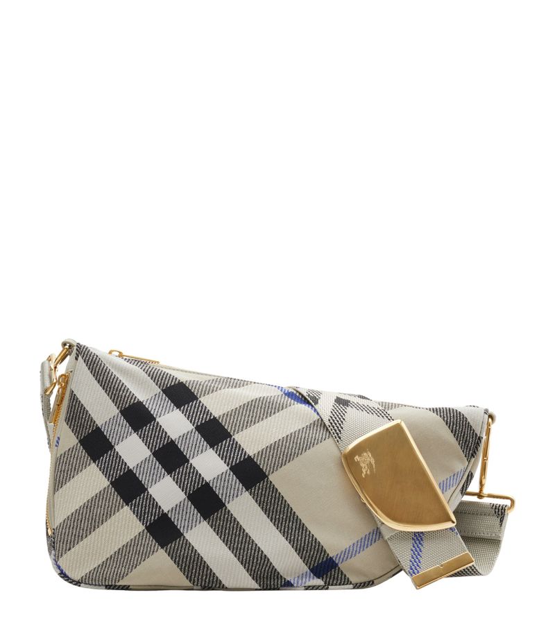 Burberry Burberry Medium Check Shield Messenger Bag