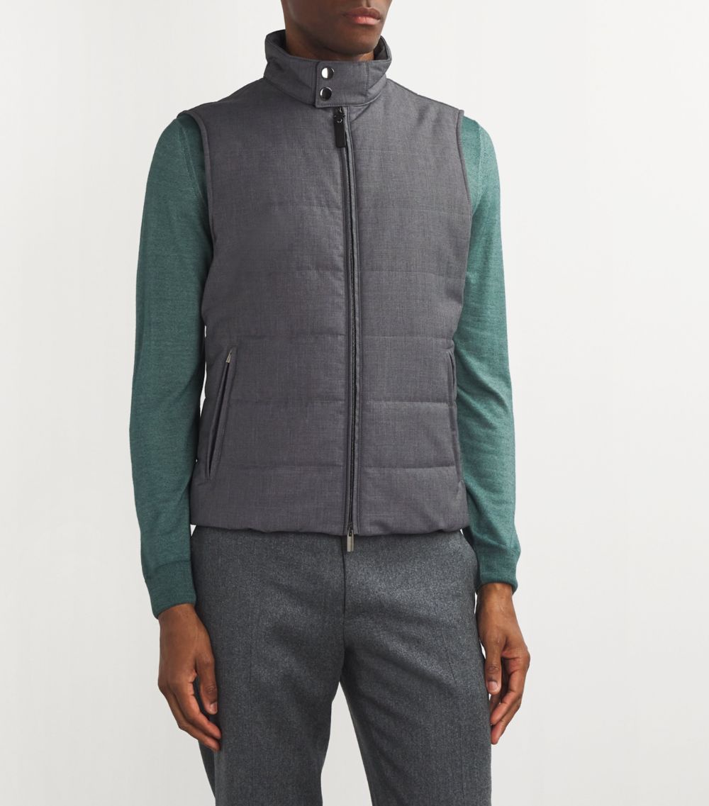 Canali Canali Water-Resistant Padded Gilet