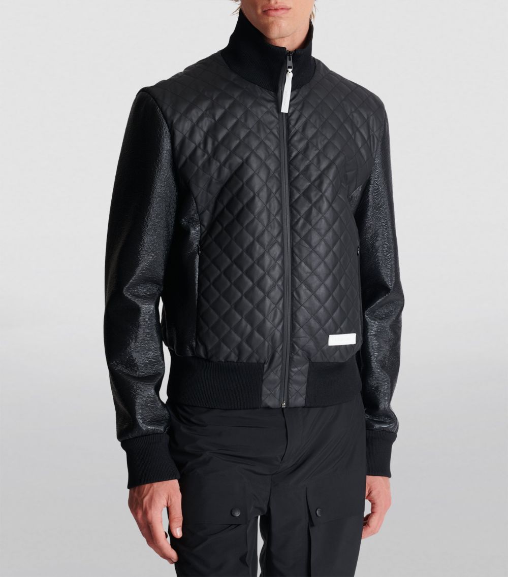 Balmain Balmain Quilted Main Lab Bomber Jacket