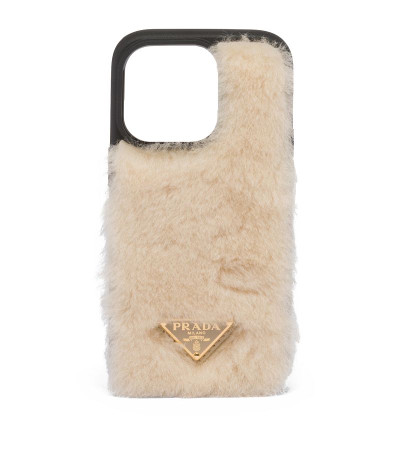 Prada Prada Shearling Iphone 14 Pro Case