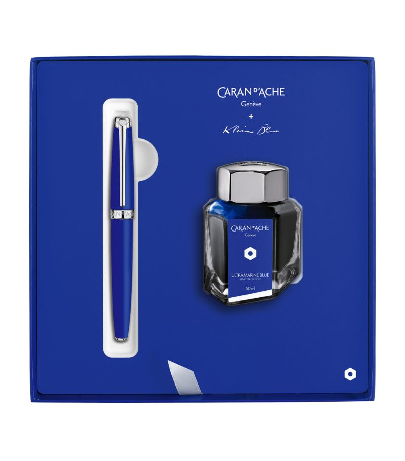 Caran D'Ache Caran d'Ache Klein Blue Léman Fountain Pen Gift Set