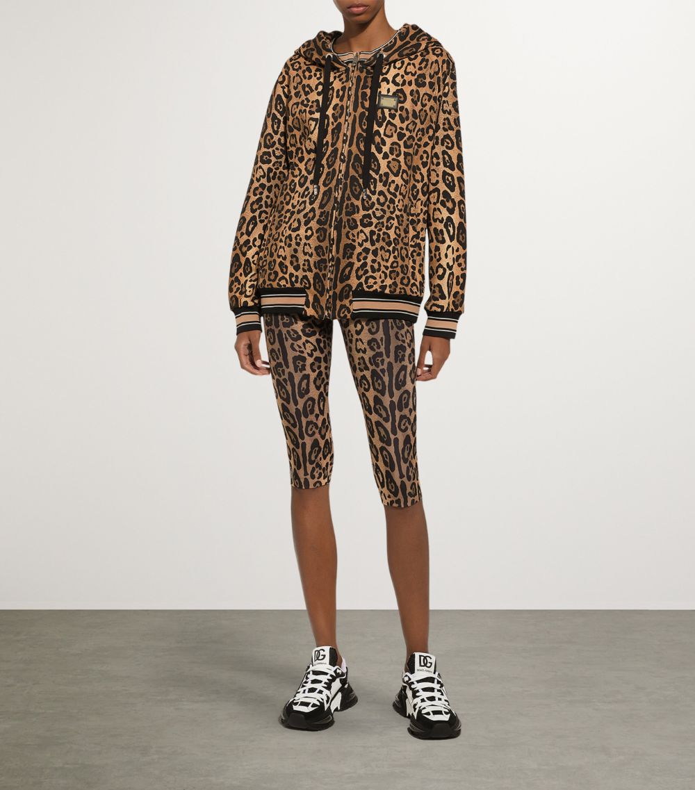 Dolce & Gabbana Dolce & Gabbana Leopard Print Hoodie