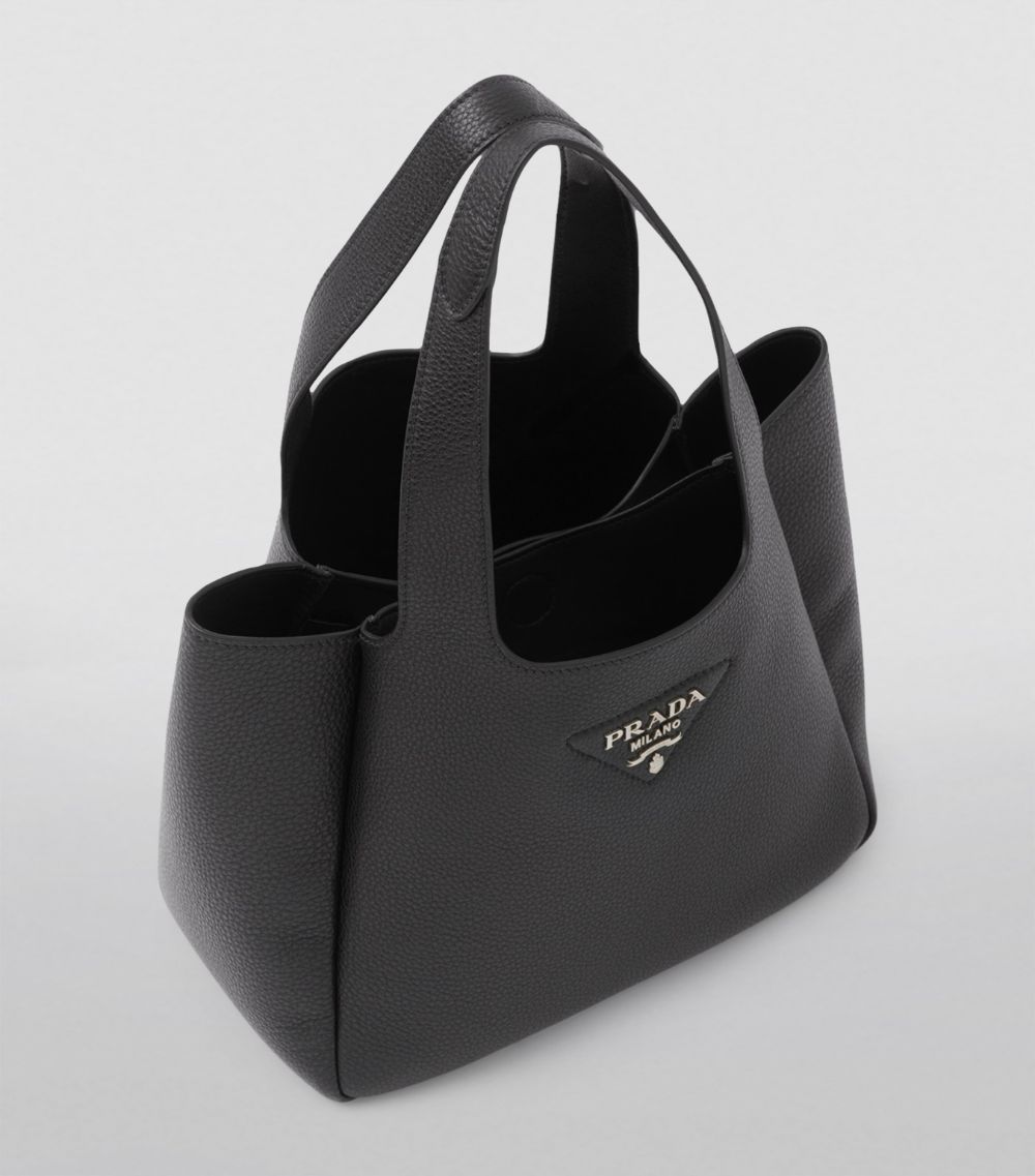 Prada Prada Medium Leather Tote Bag