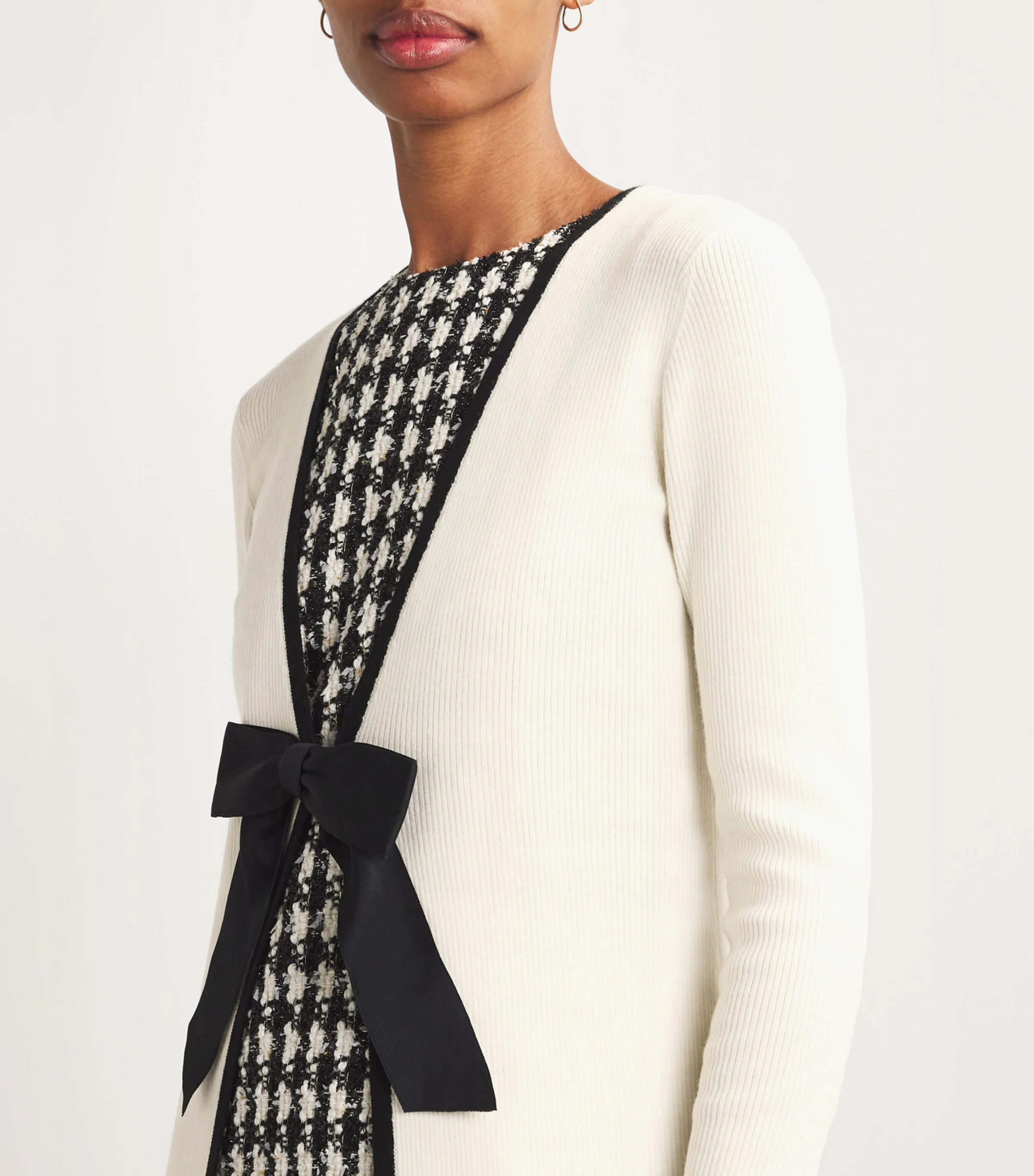  Alice+Olivia Bow-Detail Sibel Cardigan