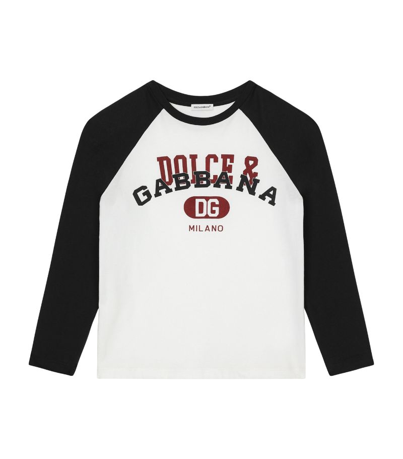 Dolce & Gabbana Dolce & Gabbana Kids Cotton Logo T-Shirt (8-12+ Years)