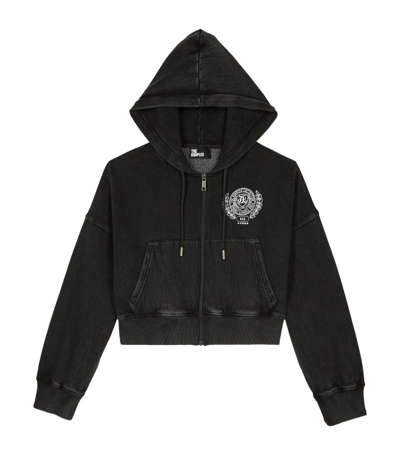 The Kooples The Kooples Blazon Zip-Up Hoodie