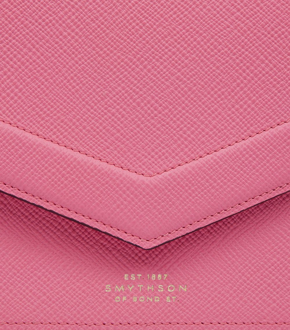 Smythson Smythson Leather Panama Envelope Cross-Body Bag