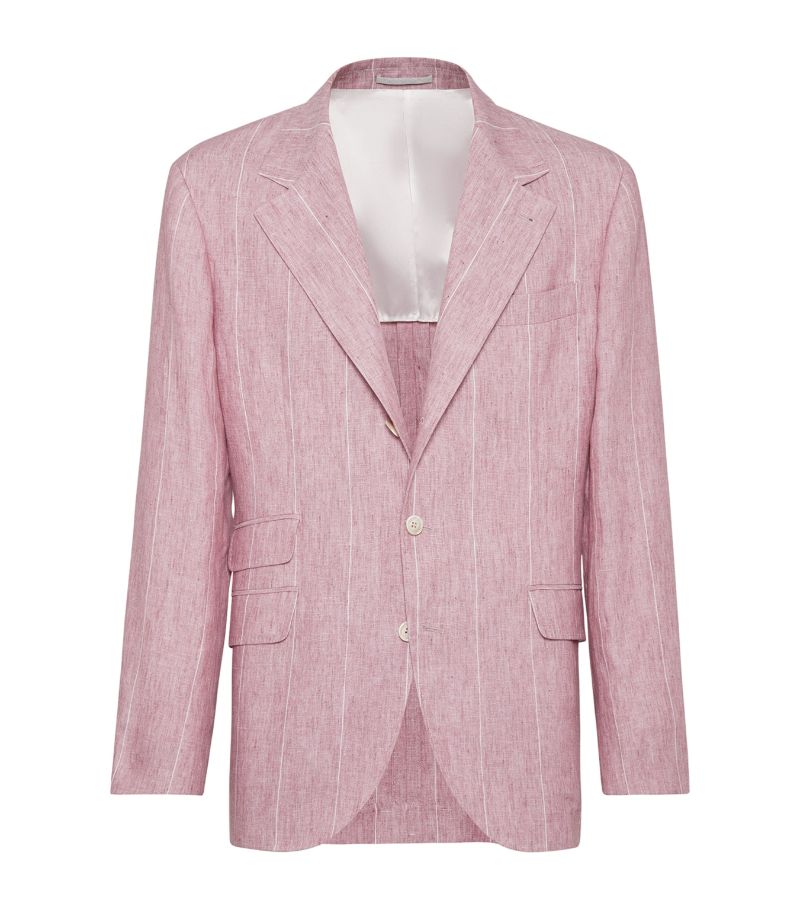 Brunello Cucinelli Brunello Cucinelli Linen Deconstructed Cavallo Blazer