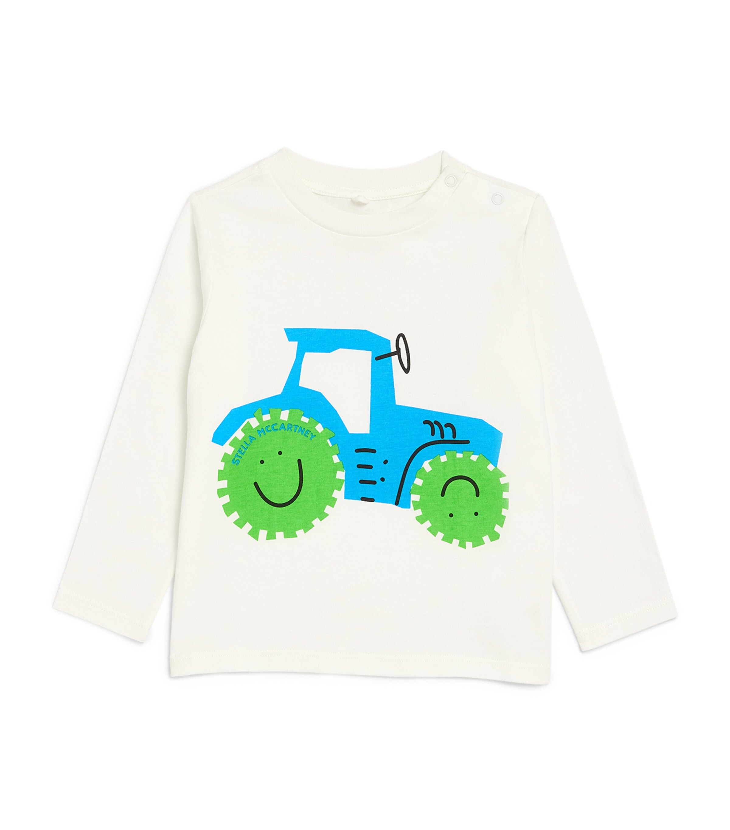 Stella McCartney Kids Stella McCartney Kids Tractor Long-Sleeve T-Shirt