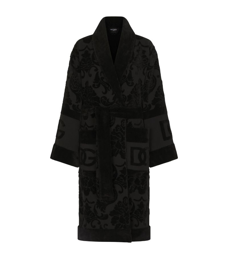 Dolce & Gabbana Dolce & Gabbana Terry Cotton Dg Robe