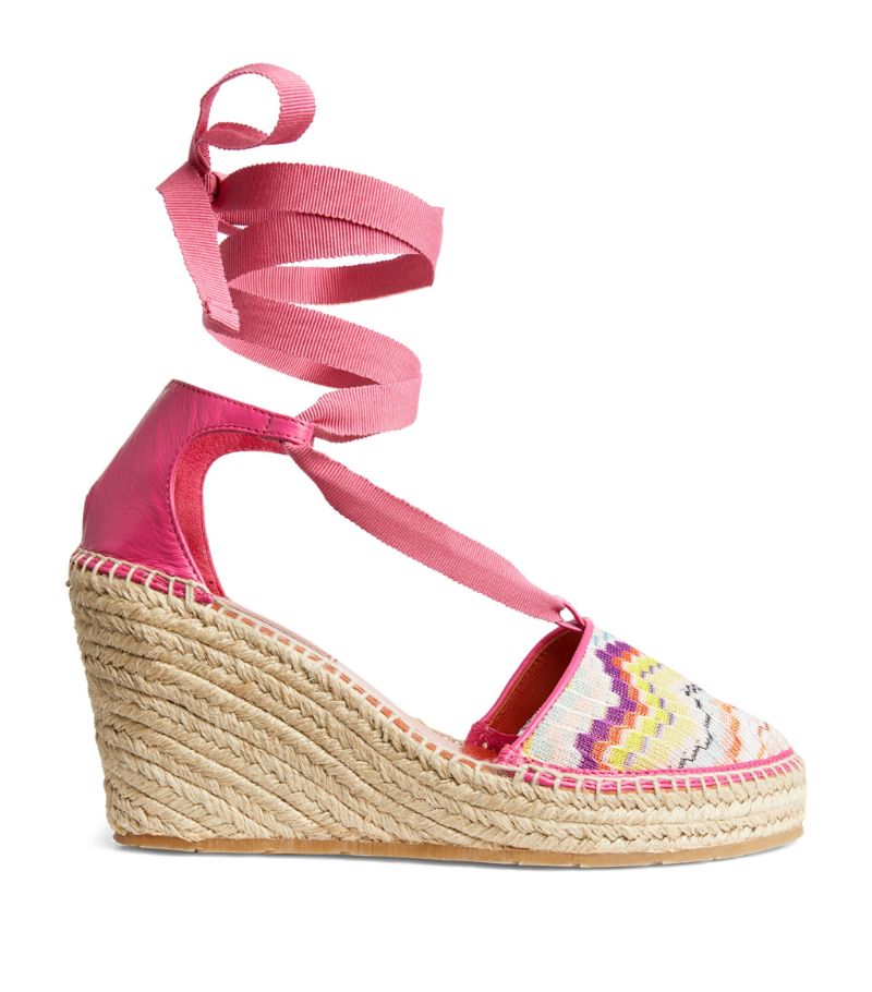 Missoni Missoni Wedge Espadrille Sandals 40