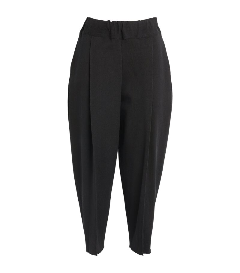 Issey Miyake Issey Miyake Tapered Campagne Wide-Leg Trousers