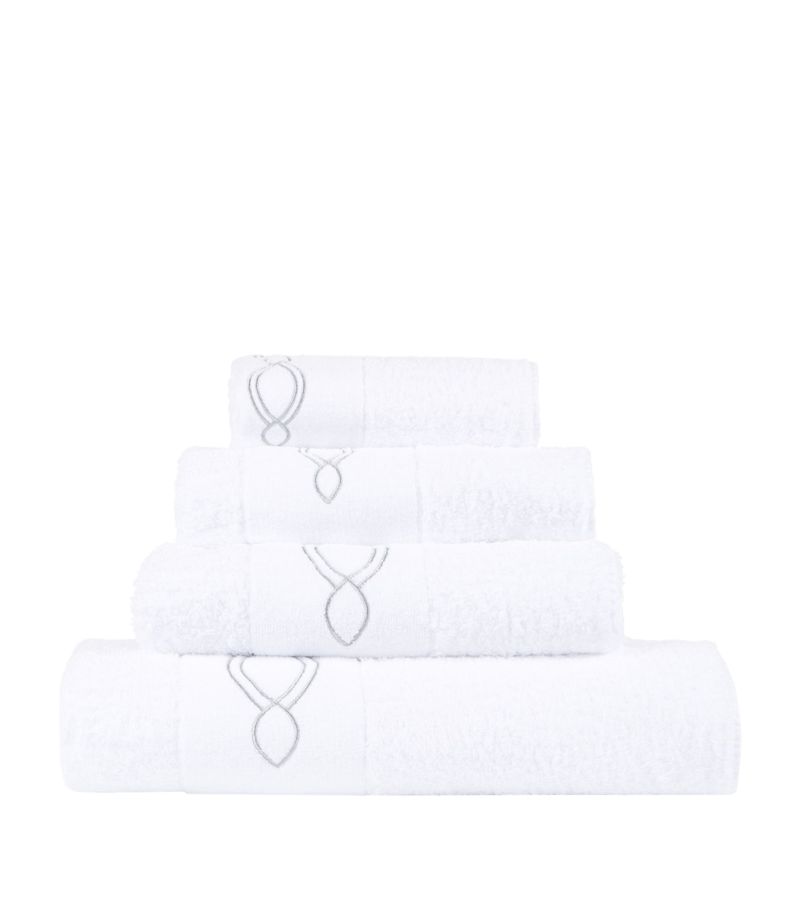 Abyss & Habidecor Abyss & Habidecor Décor Silver Trim Guest Towel 40Cm X 75Cm