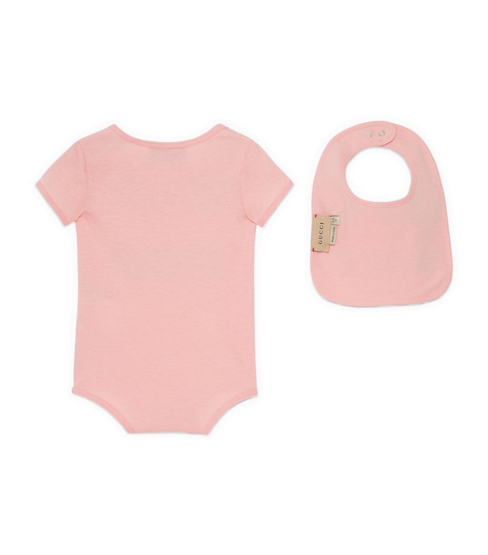 Gucci Gucci Kids Bodysuit, Hat and Bib Gift Set (3-36 Months)