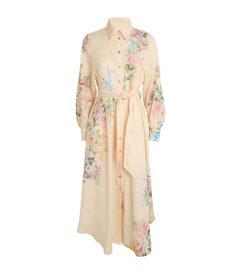 Zimmermann Zimmermann Linen Floral Halliday Dress