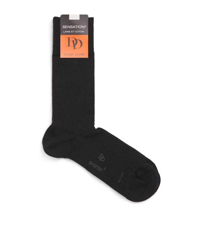 Doré Doré Doré Doré Merino-Cotton Blend Socks