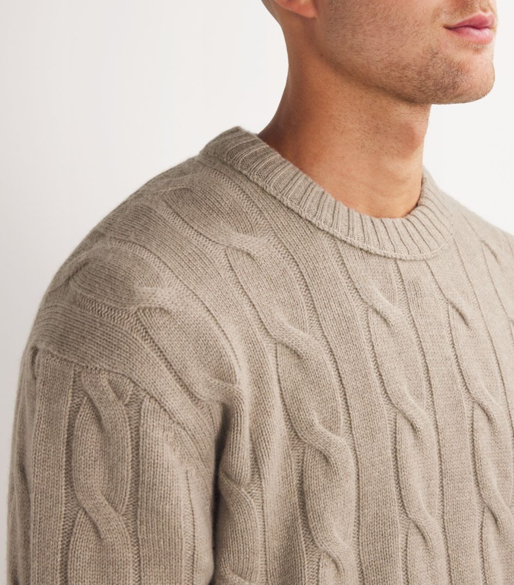 Frame Frame Cashmere Cable-Knit Sweater