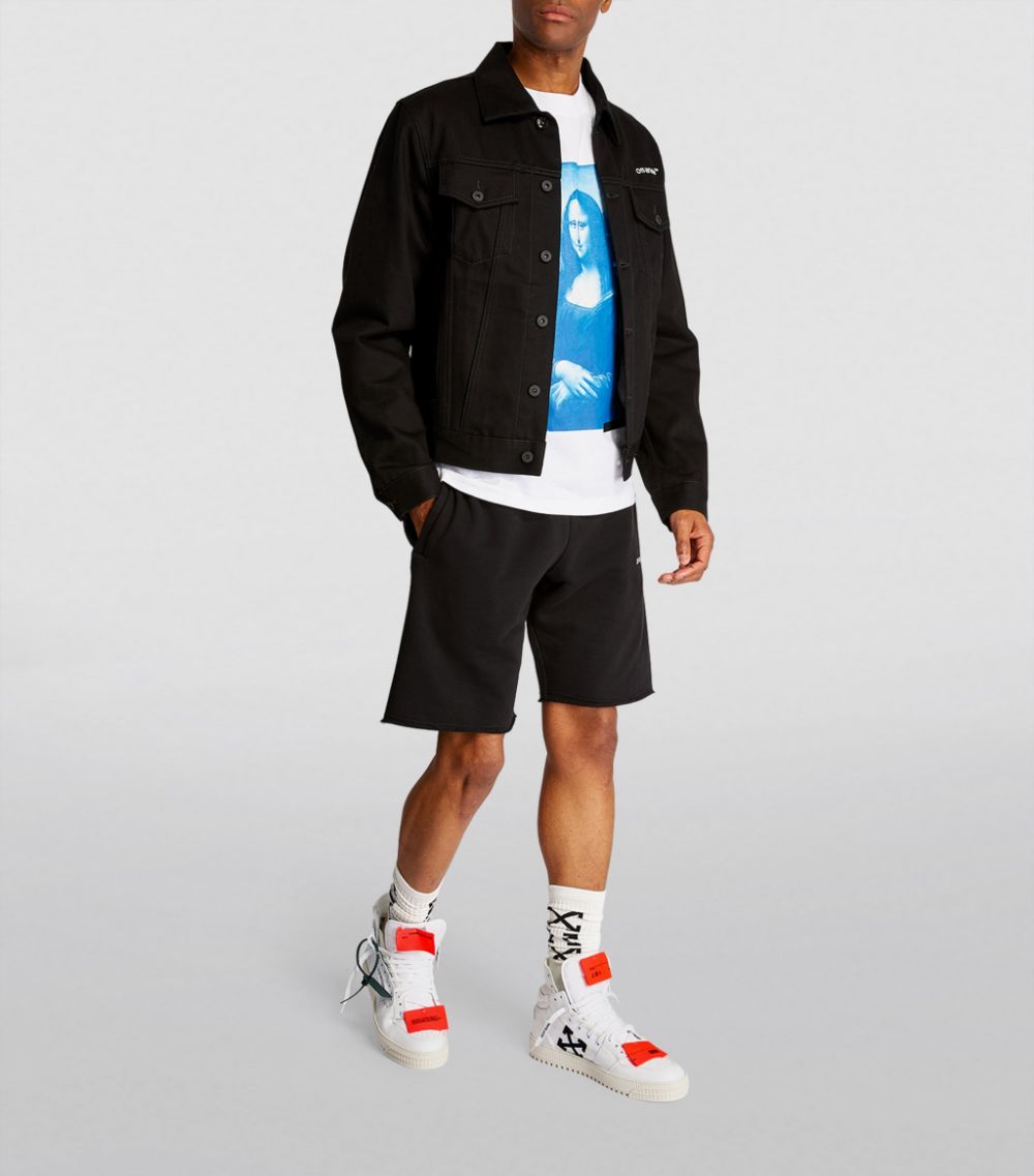 OFF-WHITE Off-White Leather 3.0 Off Court High-Top Sneakers